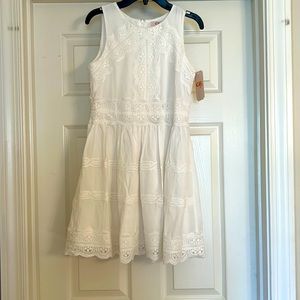 Girls size 12 White Dress